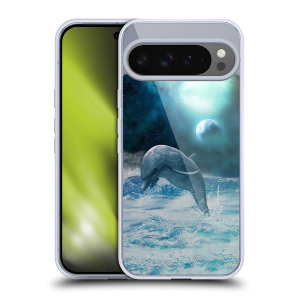 Simone Gatterwe Dolphins Freedom Soft Gel Case for Google Pixel 9 Pro XL