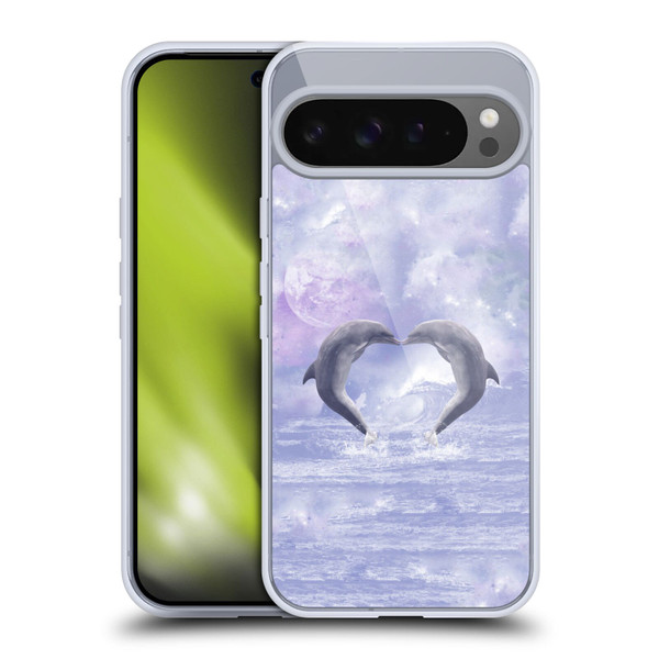 Simone Gatterwe Dolphins Kisses Soft Gel Case for Google Pixel 9 Pro XL