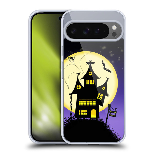Simone Gatterwe Halloween Haunted House Soft Gel Case for Google Pixel 9 Pro XL