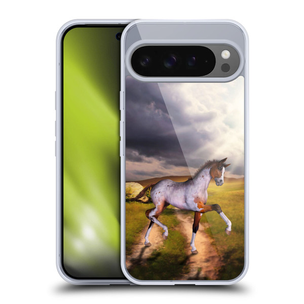 Simone Gatterwe Horses The Little Foal Soft Gel Case for Google Pixel 9 Pro XL