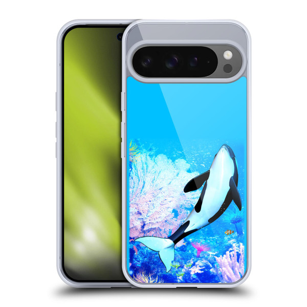 Simone Gatterwe Life In Sea Orca Soft Gel Case for Google Pixel 9 Pro XL