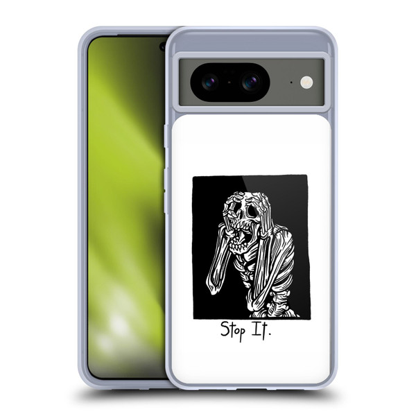 Matt Bailey Skull Stop It Soft Gel Case for Google Pixel 8