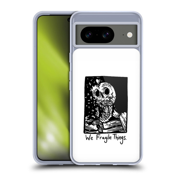 Matt Bailey Skull We Fragile Things Soft Gel Case for Google Pixel 8