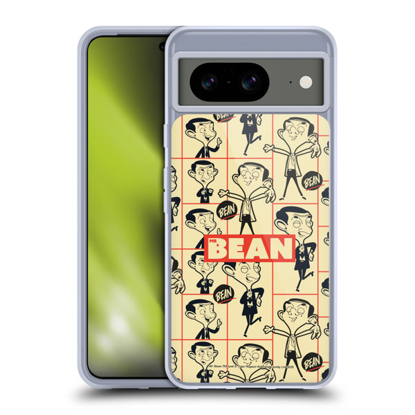 Mr. Bean: The Animated Series Graphic Art Collage Soft Gel Case for Google Pixel 8