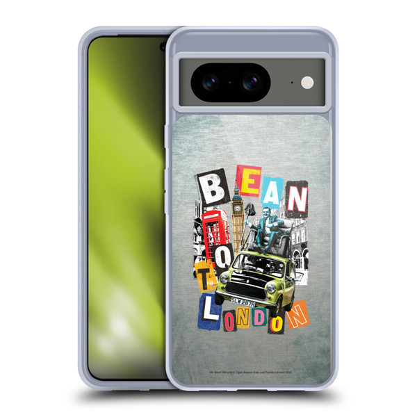 Mr. Bean Graphic Art Bean To London Soft Gel Case for Google Pixel 8
