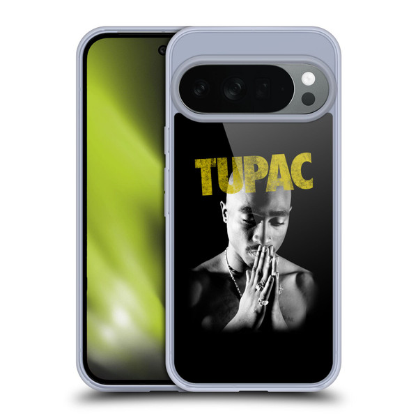 Tupac Shakur Key Art Golden Soft Gel Case for Google Pixel 10