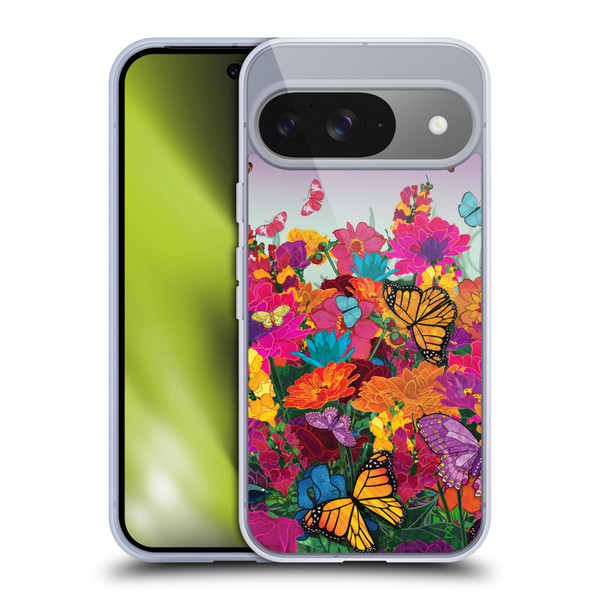 Suzan Lind Butterflies Garden Soft Gel Case for Google Pixel 9 / Pixel 9 Pro