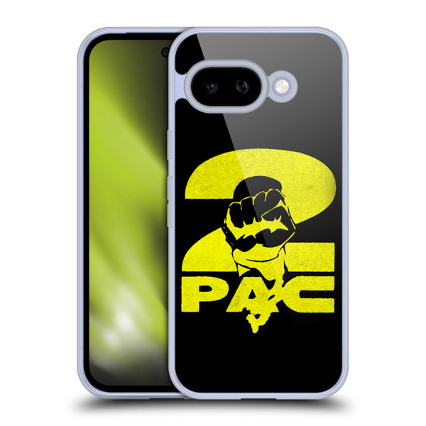 Tupac Shakur Logos Yellow Fist Soft Gel Case for Google Pixel 9A