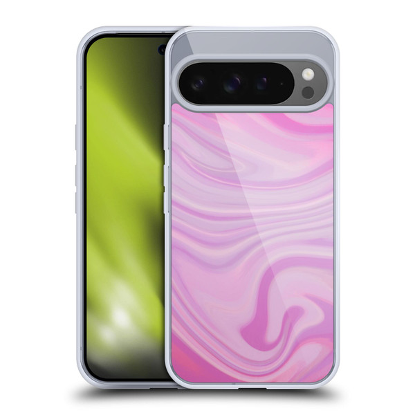 Suzan Lind Marble Swirls Pink Soft Gel Case for Google Pixel 9 Pro XL
