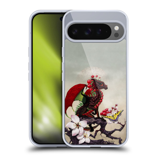 Stanley Morrison Art Cherry Tree, Dragon, Butterfly Soft Gel Case for Google Pixel 9 Pro XL