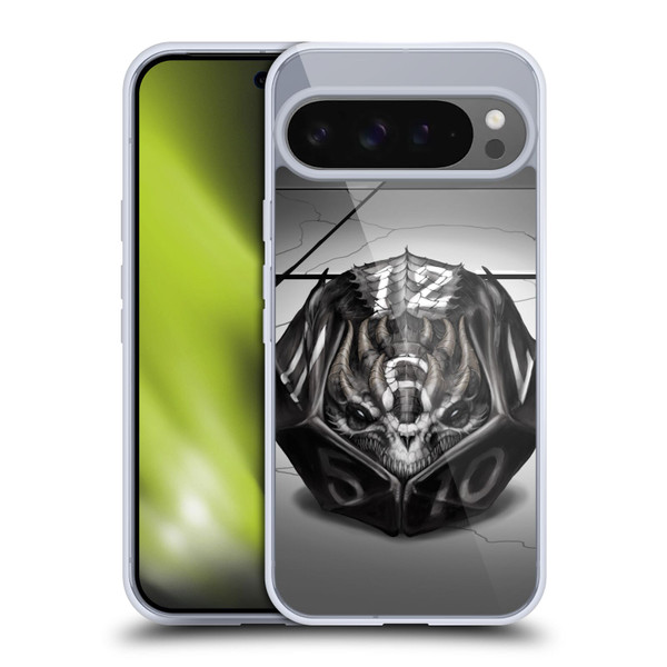 Stanley Morrison Black And White Dragon Gaming Dice Soft Gel Case for Google Pixel 9 Pro XL