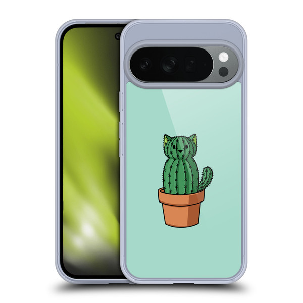 Beth Wilson Doodlecats Cactus Soft Gel Case for Google Pixel 10
