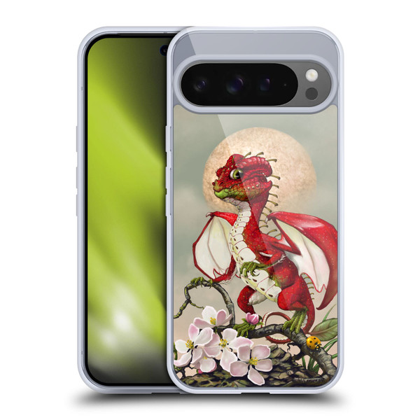 Stanley Morrison Dragons 3 Red Fruit Garden Soft Gel Case for Google Pixel 9 Pro XL