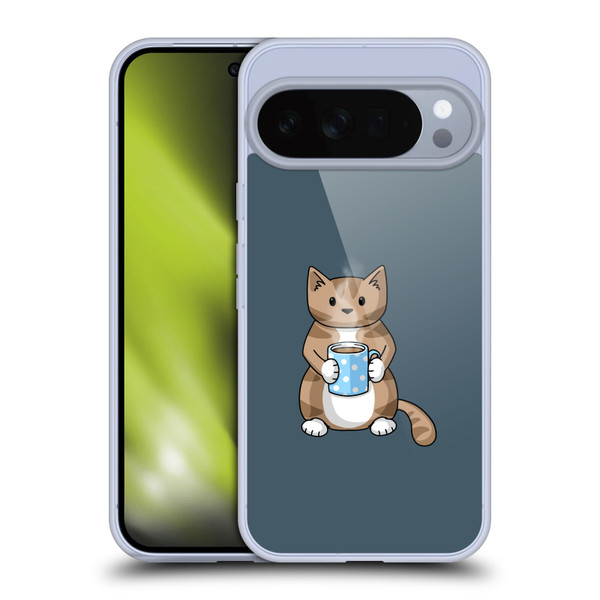 Beth Wilson Doodlecats Coffee Drinking Soft Gel Case for Google Pixel 10 Pro XL