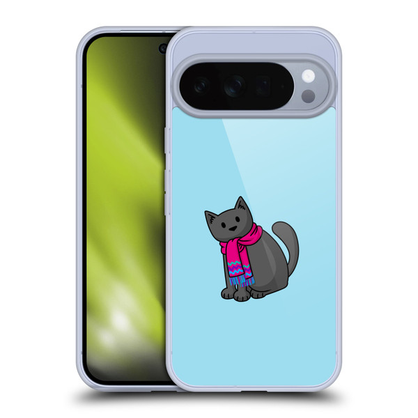Beth Wilson Doodlecats Cold In A Scarf Soft Gel Case for Google Pixel 10 Pro XL