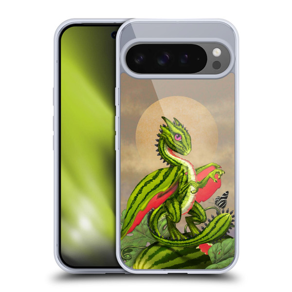 Stanley Morrison Dragons 3 Watermelon Garden Soft Gel Case for Google Pixel 9 Pro XL