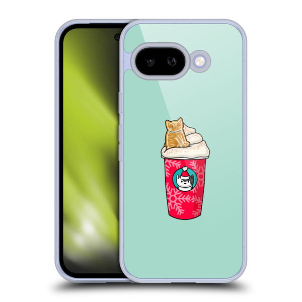 Beth Wilson Doodlecats Gingerbread Latte Soft Gel Case for Google Pixel 9A