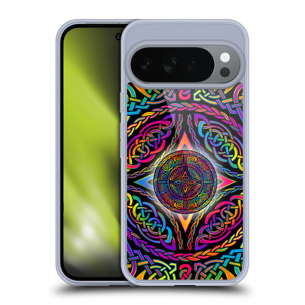 Beth Wilson Rainbow Celtic Knots Shield Soft Gel Case for Google Pixel 10
