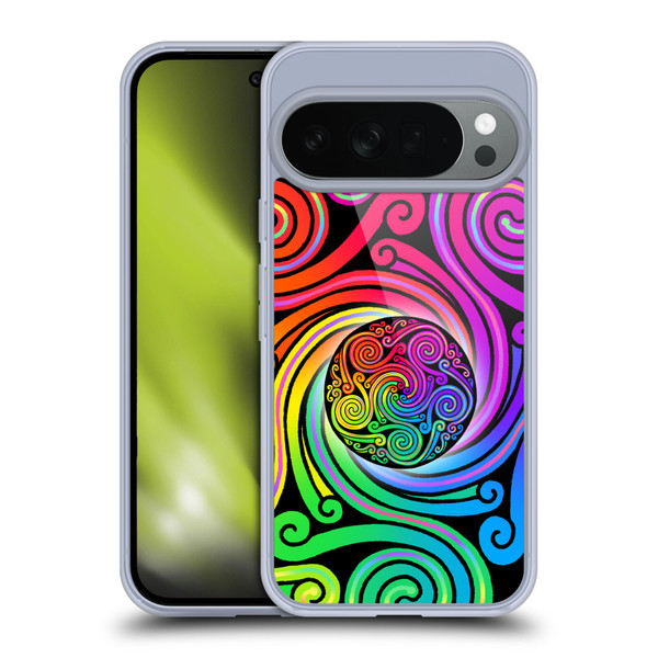 Beth Wilson Rainbow Celtic Knots Spirals Soft Gel Case for Google Pixel 10