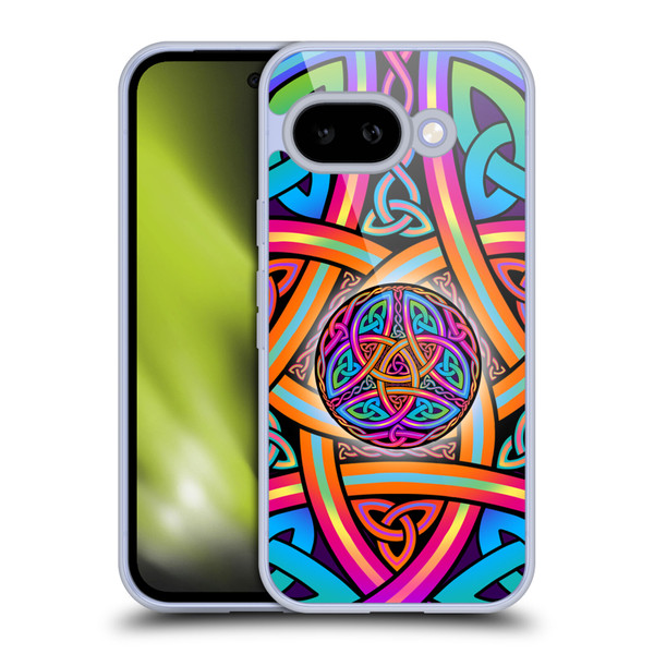 Beth Wilson Rainbow Celtic Knots Divine Soft Gel Case for Google Pixel 9A