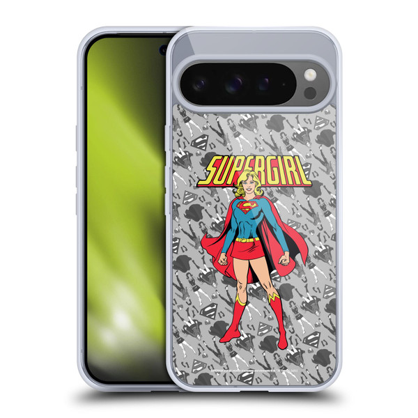 Superman DC Comics Supergirl Comic Art Classic Soft Gel Case for Google Pixel 9 Pro XL