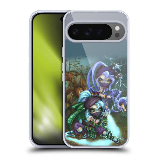 Strangeling Dragon Lightning Ninja Fairies Soft Gel Case for Google Pixel 9 Pro XL