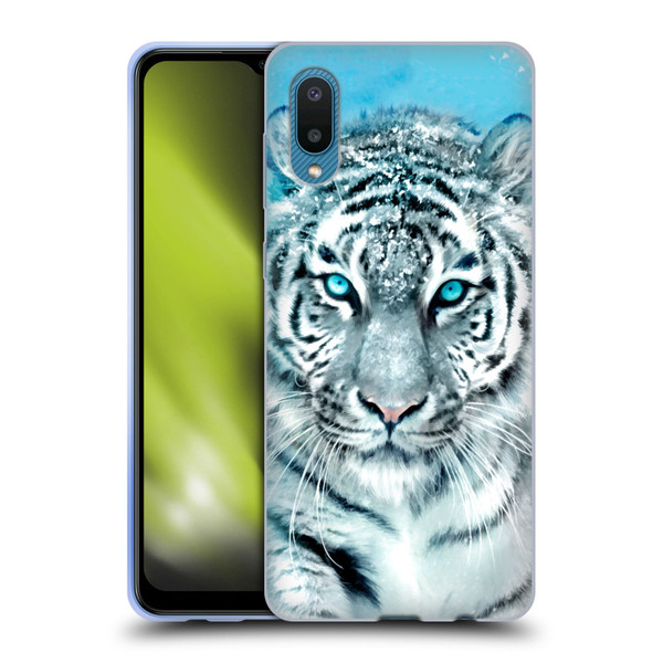 Aimee Stewart Animals White Tiger Soft Gel Case for Samsung Galaxy A02/M02 (2021)