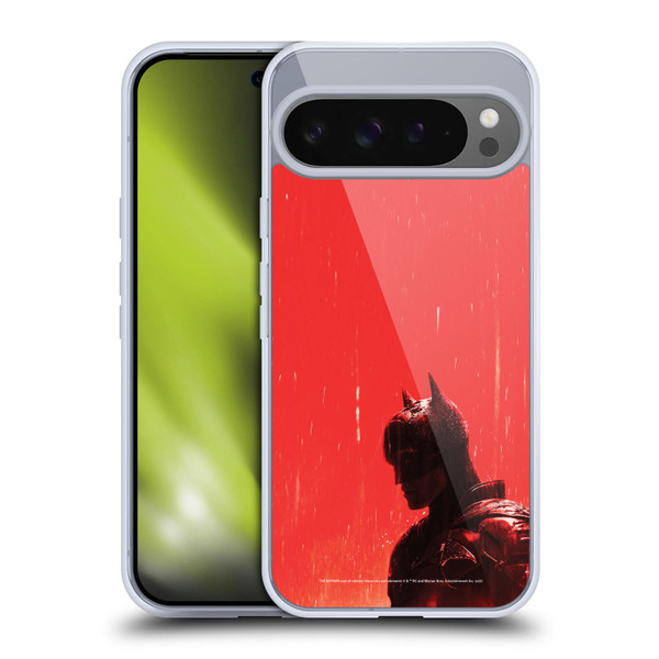 The Batman Neo-Noir Graphics Rain Soft Gel Case for Google Pixel 9 Pro XL