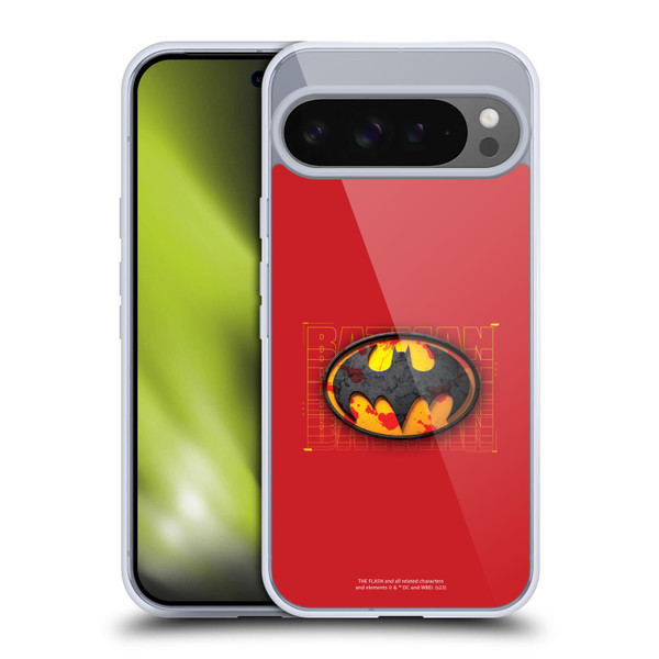 The Flash 2023 Graphics Batman Logo Soft Gel Case for Google Pixel 9 Pro XL