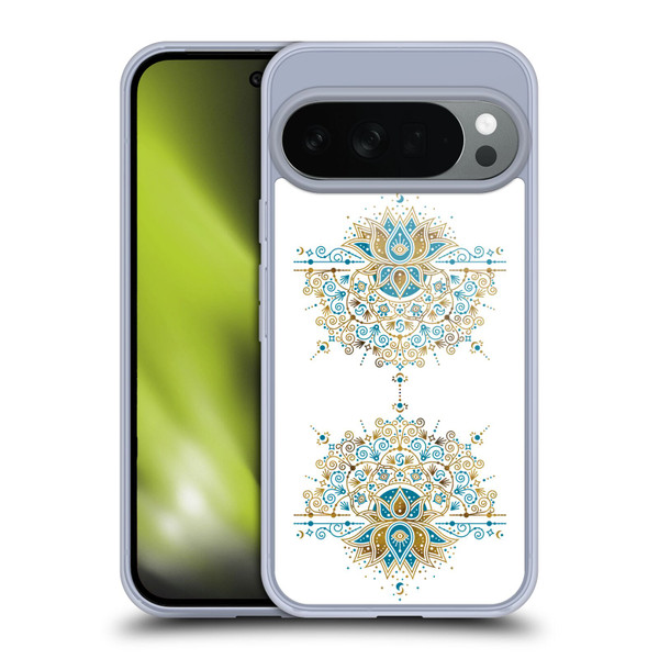 Cat Coquillette Patterns 6 Lotus Bloom Mandala 2 Soft Gel Case for Google Pixel 10