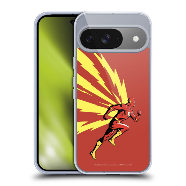 The Flash DC Comics Fast Fashion Running Soft Gel Case for Google Pixel 9 / Pixel 9 Pro