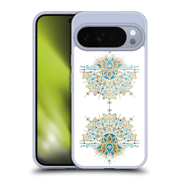 Cat Coquillette Patterns 6 Lotus Bloom Mandala 2 Soft Gel Case for Google Pixel 10 Pro XL