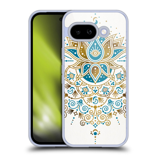Cat Coquillette Patterns 6 Lotus Bloom Mandala 4 Soft Gel Case for Google Pixel 9A