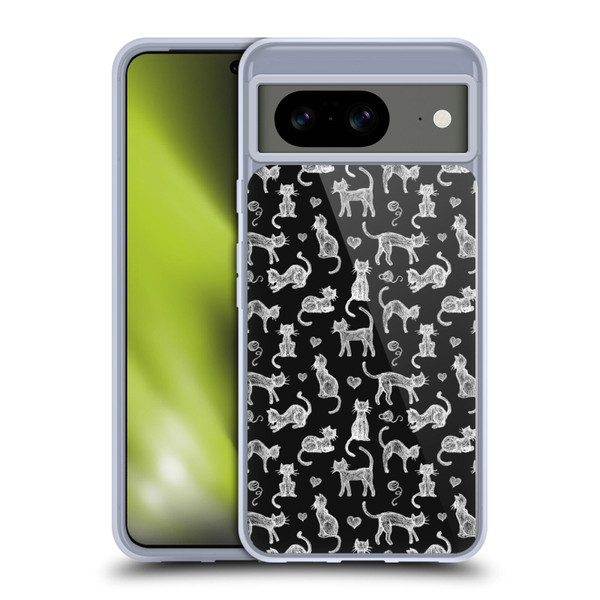 Micklyn Le Feuvre Animals Teachers Pet Chalkboard Cats Soft Gel Case for Google Pixel 8