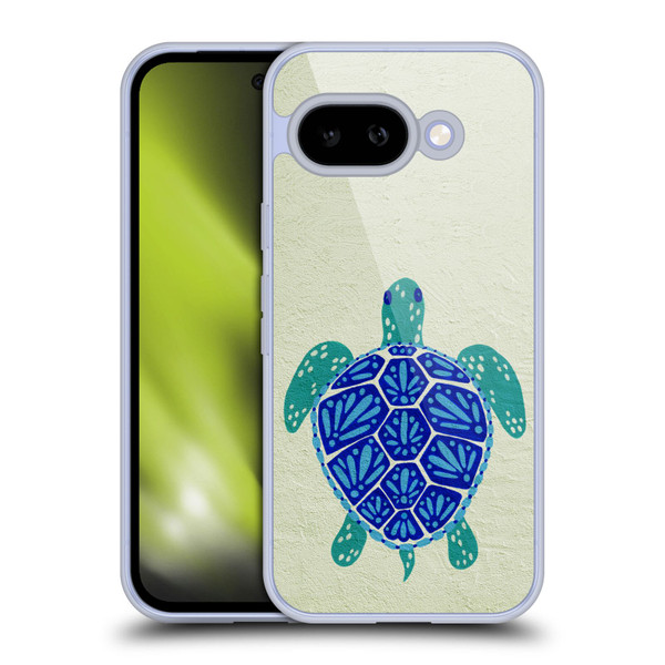 Cat Coquillette Sea Turtle Blue Soft Gel Case for Google Pixel 9A