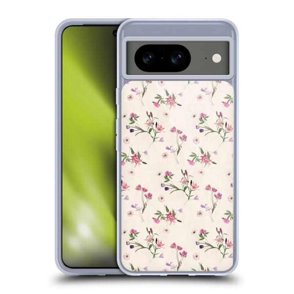 Micklyn Le Feuvre Florals Scattered Soft Gel Case for Google Pixel 8