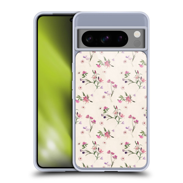 Micklyn Le Feuvre Florals Scattered Soft Gel Case for Google Pixel 8 Pro
