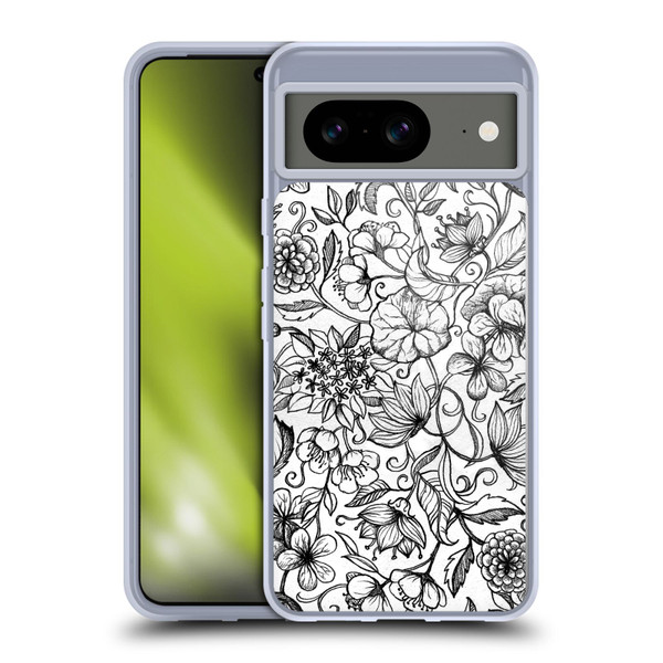 Micklyn Le Feuvre Florals 2 Hand Drawn Floral Soft Gel Case for Google Pixel 8