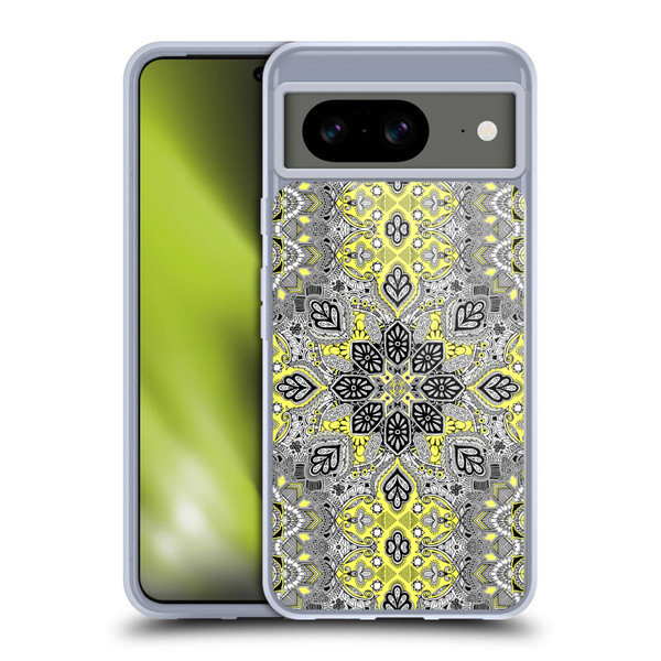 Micklyn Le Feuvre Mandala Sunshine Medallion Soft Gel Case for Google Pixel 8