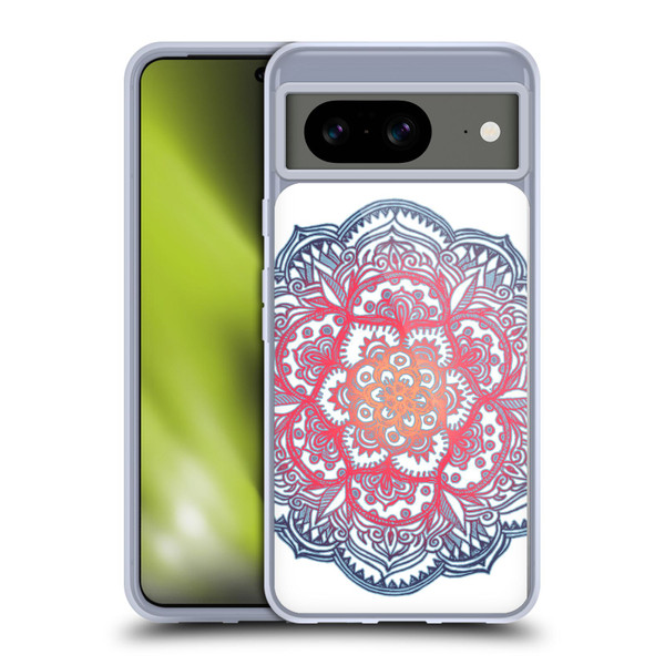 Micklyn Le Feuvre Mandala 3 Radiant Medallion Doodle Soft Gel Case for Google Pixel 8