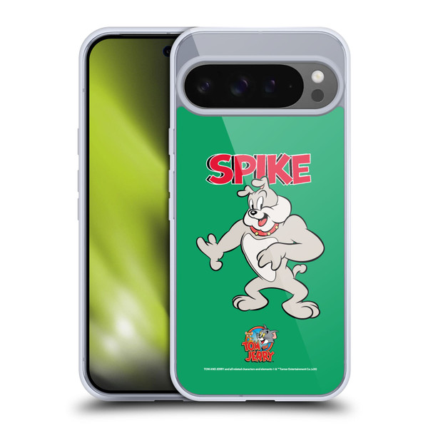 Tom and Jerry Characters Spike Soft Gel Case for Google Pixel 9 Pro XL