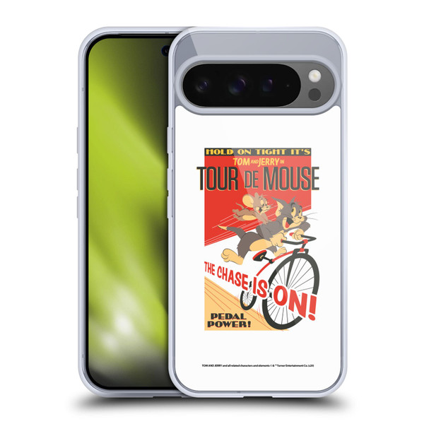 Tom and Jerry Retro Tour De Mouse Soft Gel Case for Google Pixel 9 Pro XL