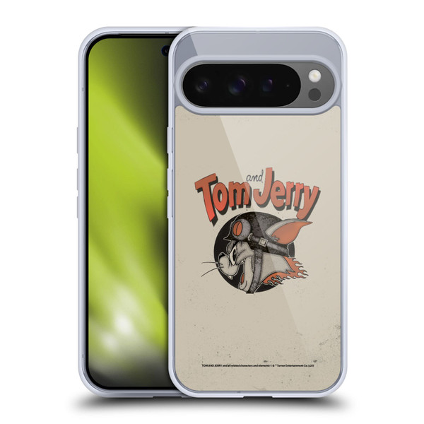 Tom and Jerry Typography Art Jerry Soft Gel Case for Google Pixel 9 Pro XL