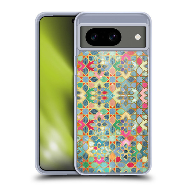 Micklyn Le Feuvre Moroccan Gilt and Glory Soft Gel Case for Google Pixel 8