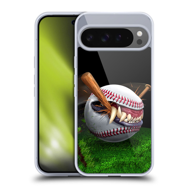 Tom Wood Monsters Baseball Soft Gel Case for Google Pixel 9 Pro XL