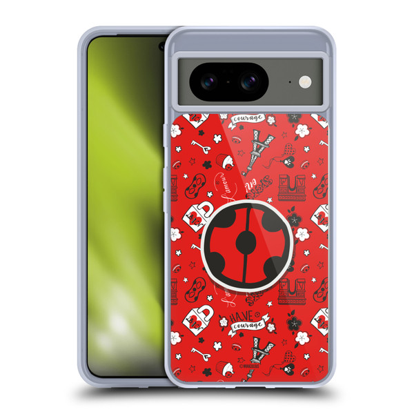 Miraculous Ladybug Character Art And Patterns Ladybug In Rot Soft Gel Case for Google Pixel 8