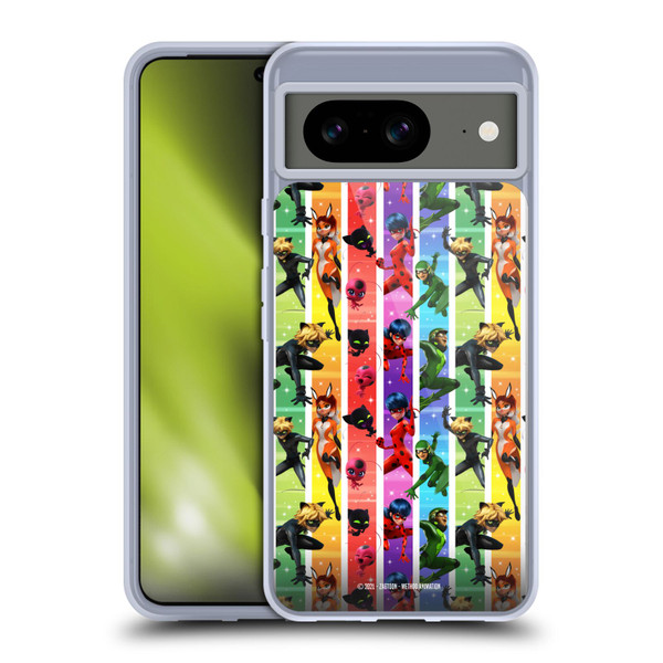 Miraculous Ladybug Graphics Pattern Soft Gel Case for Google Pixel 8