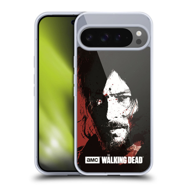 AMC The Walking Dead Gore Blood Bath Daryl Soft Gel Case for Google Pixel 9 Pro XL