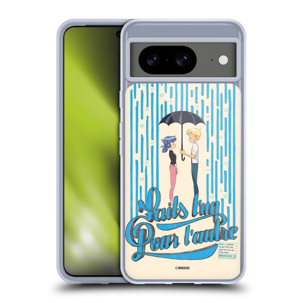 Miraculous Ladybug Sketches Made For Each Other Soft Gel Case for Google Pixel 8