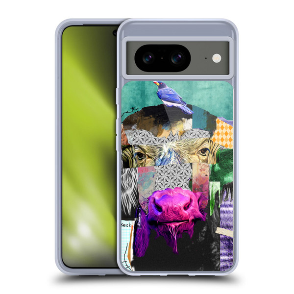 Michel Keck Animal Collage Buffalo Soft Gel Case for Google Pixel 8